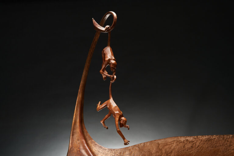 Spider-Monkeys 2 Bowl Bronze (1)