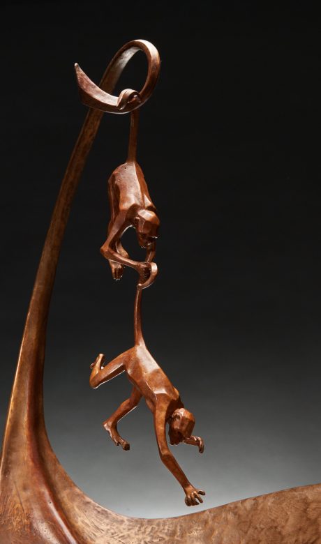 Spider-Monkeys 2 Bowl Bronze (1)